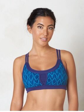 prAna Soleil Bra, a fitted yoga sports bra
